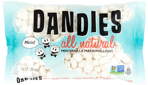 Mini Dandies Air-Puffed Vegan Marshmallows by Chicago Vegan Foods